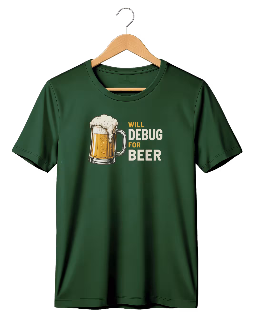 will-debug-for-beer-green-programmer-tshirt
